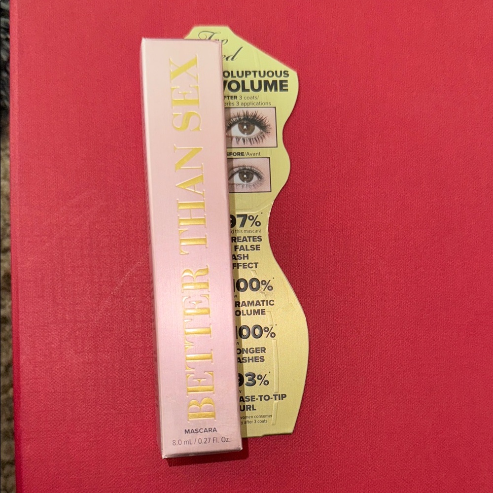 Too Faced Voluptuous Volume Mascara in Pink Box